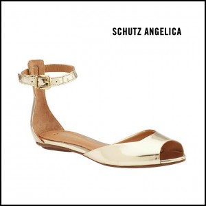 Schutz Angelica Metallic Sandal